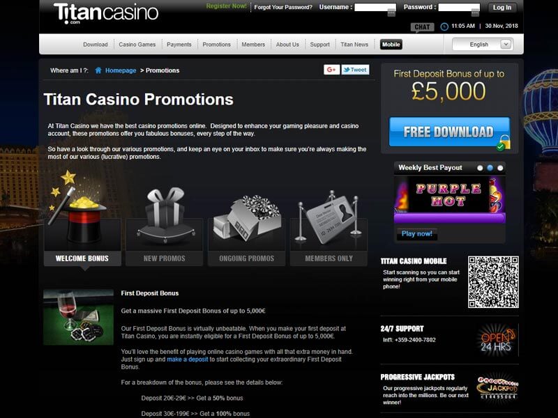 Titan Casino Auszahlung